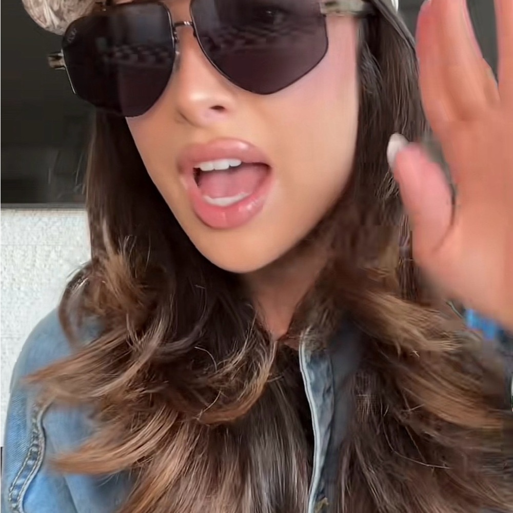 DEZI 6FT - Oversized Aviator Sunglasses in black / espresso bean - Picture 2 of 5